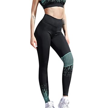 Pantalones Yoga Mujeres, CICIYONER Las Mujeres de Cintura ...