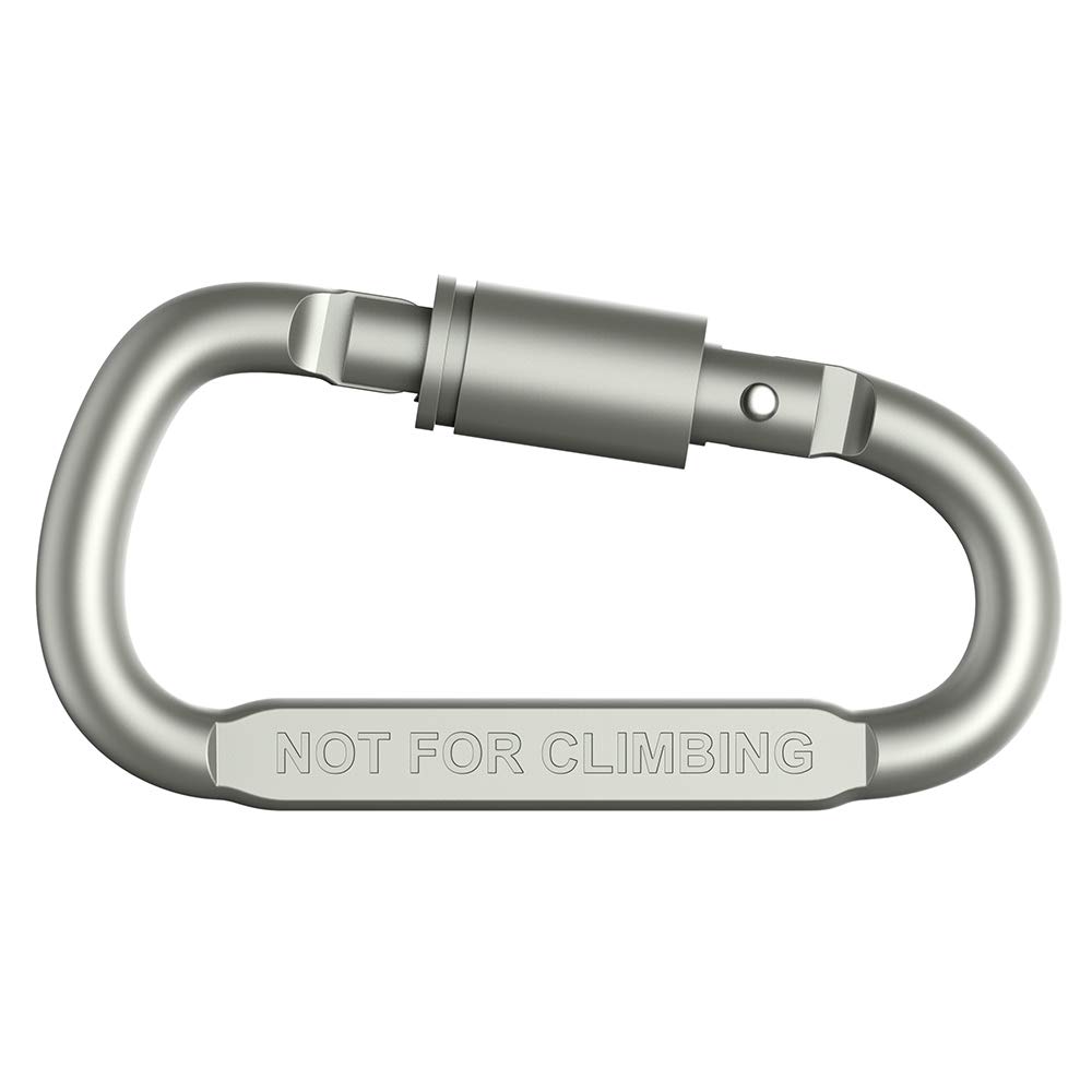 Outmate Aluminum DRing Locking Carabiner Light but Strong NOT for