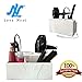 Love Nest White Personal Snake PU Leather Ceramic Countertop Hair Drying Holder Hair Styling Storage Chest Station