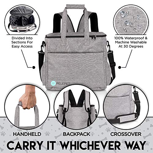 PELEPET Travel Bag for Dogs Small, Medium & Large Dogs. 3 in 1 Styles