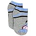 Winnie the Pooh Girls Toddler 6 pack Socks (Shoe: 10-4 (Sock: 6-8), Winnie Blue/Grey)