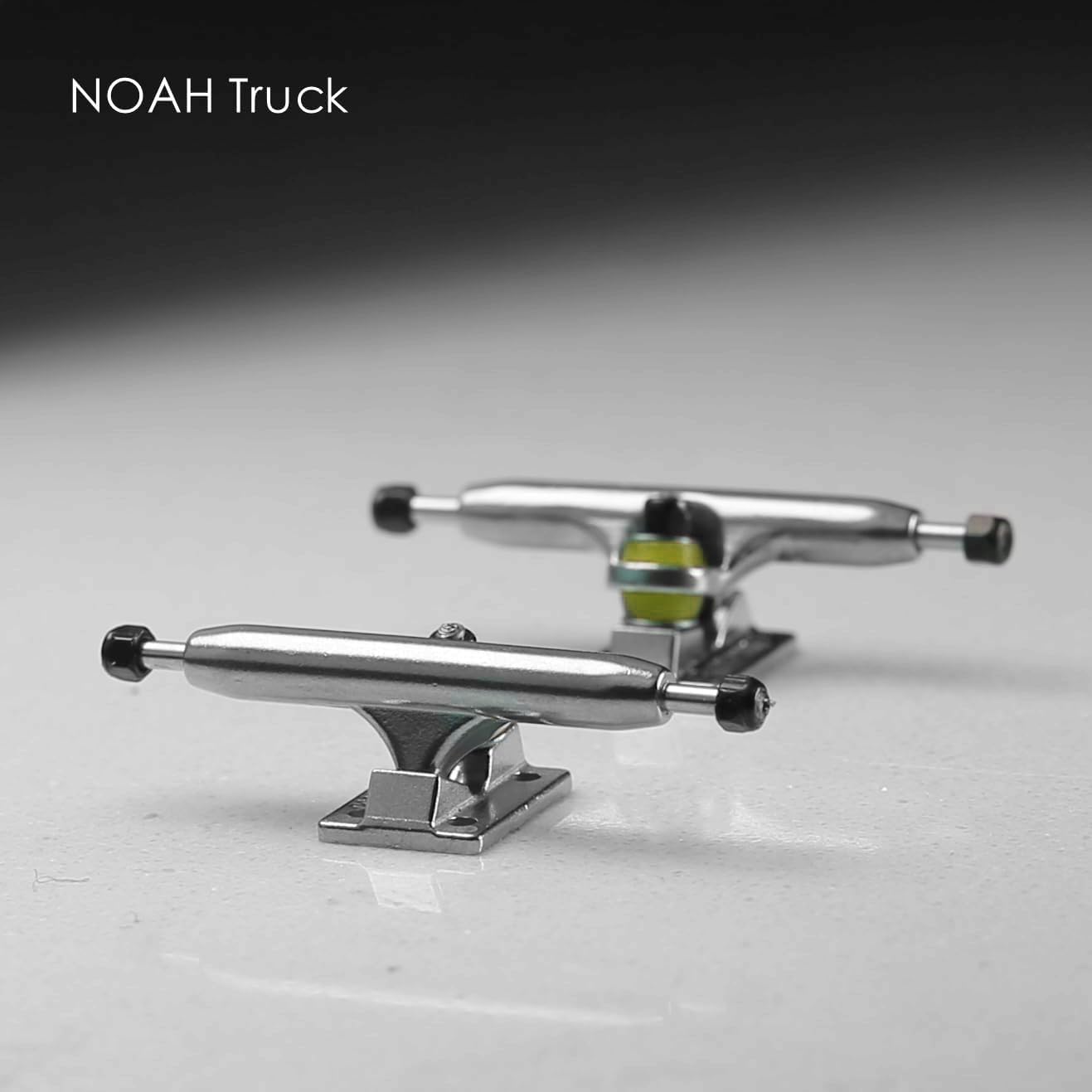DIY Pro Fingerboard Truck 34mm Sliver Noah ii Truck (Yellow PU+black lock nut)