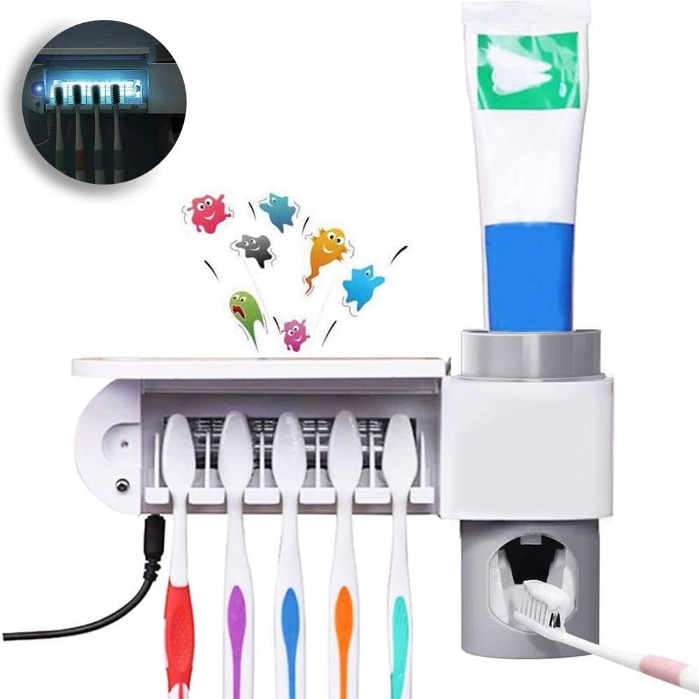 Sterilizzatore UV Per Spazzolini - Disinfezione E Asciugatura Automatica, Con Ricarica USB - Foto 9