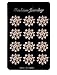 L'vow Crystal Floriated Brooches Scarves Buckle Collar Pin Corsage Bouquet Kit Pack of 12