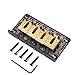 Adjustable 4 String Guitar Bridge for Four String Cigar Box Guitar - Black Gold