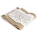 Aokbean Lace Burlap Table Runner, 5 Pack Rustic Farmhouse Fall Tablecloth 12x42 Inches Long Burlap Roll, Vintage Fabric Jute Placemats for Wedding Thanksgiving Party Centerpieces Dining Table Decor