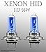 JDM H7 55W pairs High or Low or Fog Light Xenon HID White Direct Replace Bulbs