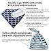 Baby Bandana Drool Bibs for Boys and Girls with Matching Beanie Hats, Unisex 8-Pack, Baby Bibdanas for Drooling and Teething, 100% Cotton, Soft, Absorbent, Baby Shower Gift for Newborns, Bonus EBook