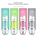 OULYLAN DIDI Sports Water Replenishing Cup Moisturizing Spray USB Charging Humidifier Ultrasonic Air Aroma Diffuser Mist Maker 400ml Water Bottle with LED Lights for Travel, Outdoor, Indoor (Gray)
