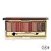 9 Colors Diamond Bright Colorful Eye Shadow Palette Glitter Eyeshadow Palette with Mirror (Color 8)