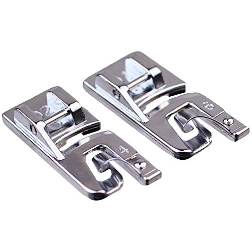 YEQIN Hemmer Feet Set (4mm & 6mm) fits Most snap-on Machines