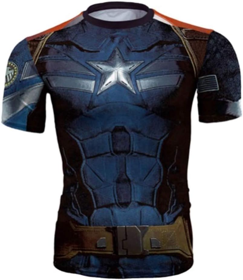 Ampparels Superhero Shirt Compression Sports Shirt Fitness Men Base Layer