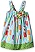 Bonnie Jean Girls; Poplin Sundress with Curly Ribbons
