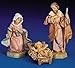 Fontanini by Roman Classic Holy Family Nativity Set, 3-Piece, 5-Inch Each