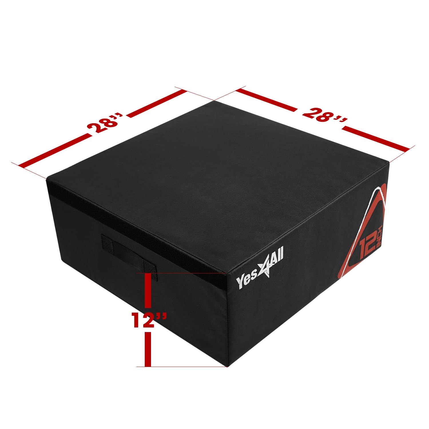 Yes4All Adjustable Soft Plyo Box, Jumping Trainer - For Plyometric Exercises and Conditioning, Multiple Height Variations