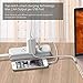 Travel Power Strip with USB - NTONPOWER 2 Outlets 3 USB Portable Desktop Charging Station, 15 inches Wrapped Short Extension Cord for Hotels, Cruise, Nightstand, Airports, Conference Room - White