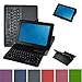 Mama Mouth Coustom Design Slim Stand PU Leather Case Cover With Romovable Bluetooth Keyboard For New Dell Venue 10 5050 Android Tablet / Venue 10 Pro 5055 Windows Tablet,Black