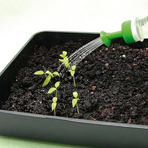 IYSHOUGONG 16 Pcs Portable Bottle Cap Sprinkler PVC Plastic Watering Caliber Little Nozzle Sprinkler Head Mist Nozzle for Plants Vegetables Gardening