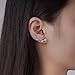 Ear Crawler Earrings Hypoallergenic Ear Climber Wrap Earrings CZ Small Leaf …