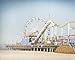 Santa Monica Wall Art, California Coastal Beach Landscape Decor - 5x7, 8x10 Photographic Print (not framed), ‘Santa Monica Pier'