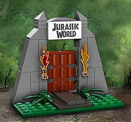 lego jurassic gate