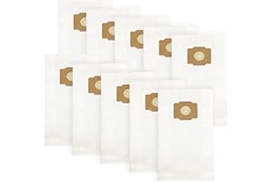 10 Pack Central Vacuum Bags Replacement for Beam, Electrolux, Kenmore 50500, Eureka, Nilfisk, Husky, Mastercraft, Star-Brute 