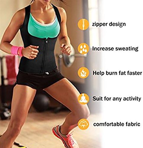 The Online Store Women Neoprene Sauna Sweat Waist Trainer Hot Slimming Vest Tummy Control Body Shaper for Weight Loss