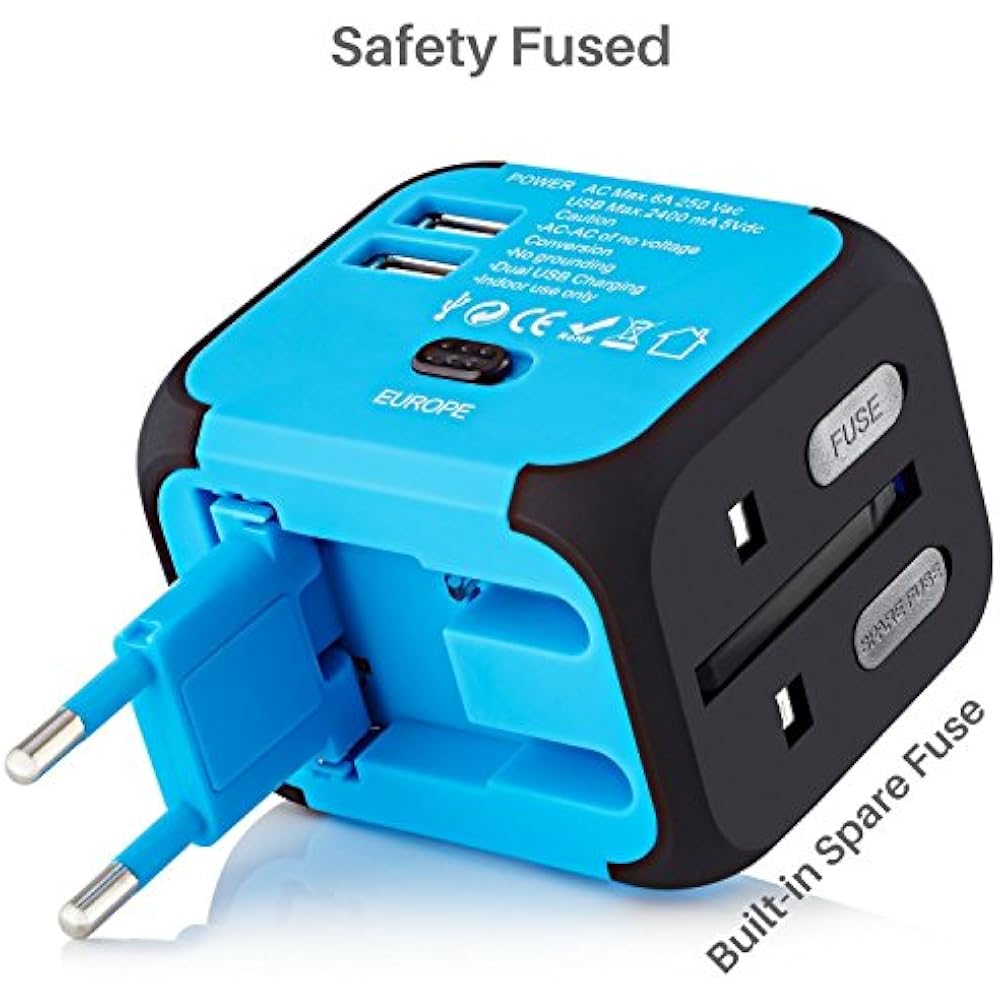 New Universal Power Converters Travel Adapter Electric Plugs Sockets US