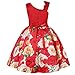 Church & Cocktail Dresses for Girls Age 13/14 - Formal Red Dress (1863)