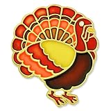 PinMart's Thanksgiving Turkey Fall Enamel Lapel Pin