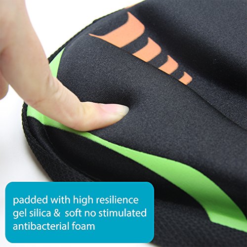 image for WOTOW Gel Bike Seat Cover Cushion, Comfortable Silica & Foam Padded Bi