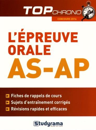 L' épreuve orale AS-AP