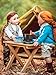 The Queen's Treasures Gombe Rainforest Wooden 18 Inch Doll Camp Research Table & Chair Set Inspired by Dr. Jane Goodall! Outdoor Adventure Furniture & Accessories Fits American Girl