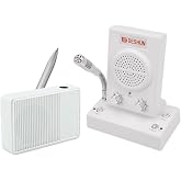 DESHUN Window intercom Speaker,Window intercom 2 Way, Window Counter intercom Microphone, intercom System for The Business/Bank/Office/Hospital/Station/Catering.