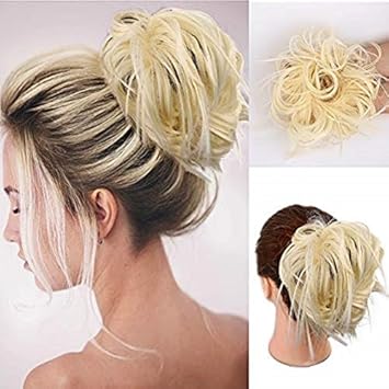 Amazon Com Tousled Updo Messy Bun Hair Piece Hair Extension