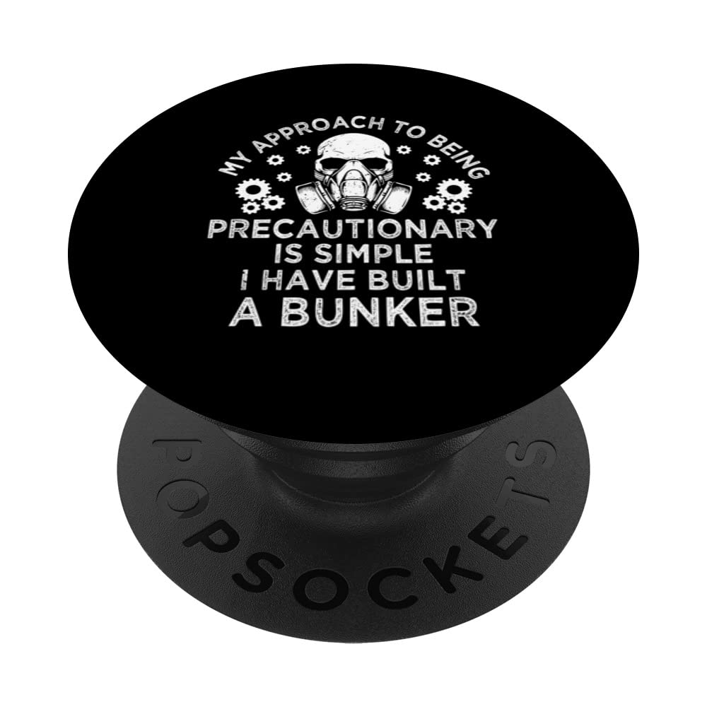Prepper Bunker - Underground Structure Prepping Lover PopSockets Swappable PopGrip