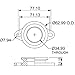 Vibrant Performance Vibrant (1427) 38mm - 44mm Adapter Flange