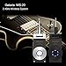 Getaria 2.4GHZ Wireless Guitar System Transmitter Receiver for Electric Guitar Bass Violin with Rechargeable Battery