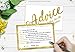 50 Wedding Advice Cards & Well Wishes for the Bride and Groom - Bridal Shower Games, Wedding Games, Wedding Decorations, Wedding Guest Book Alternative
