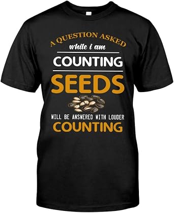 Amazon.com: A question Asked Classic T-Shirt (Black, L): Clothing