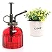 MyGift® Vintage Indoor Plant Mister Spray Bottle Glass with Top Pump, Red