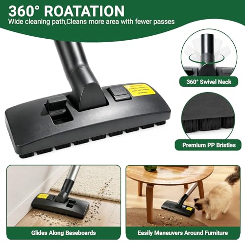 EZ SPARES 1-1/4" Vacuum Brush for Hardwood & Carpet photo 12
