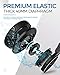 Hiearcool Active Noise Cancelling Headphones (2019 Upgrade) Bluetooth Headphones Over Ear, Deep Bass Wireless Headphones with Mic, Fast Charge 40hr Playtime Protein Earpads for Travel TV PC -Black