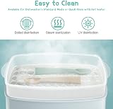 Vicloon 7 Pack Silicone Baby Spoons Self-Feeding Weaning Training Spoons view 5