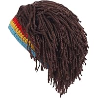 Jamaica Reggae Rasta Style Delux Visor Baggy Beanie Kufi Hat Cap