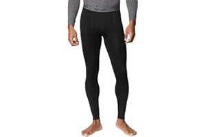 32 DEGREES Mens 2 Pack Heat Performance Thermal Baselayer Pant Leggings, Black/Black