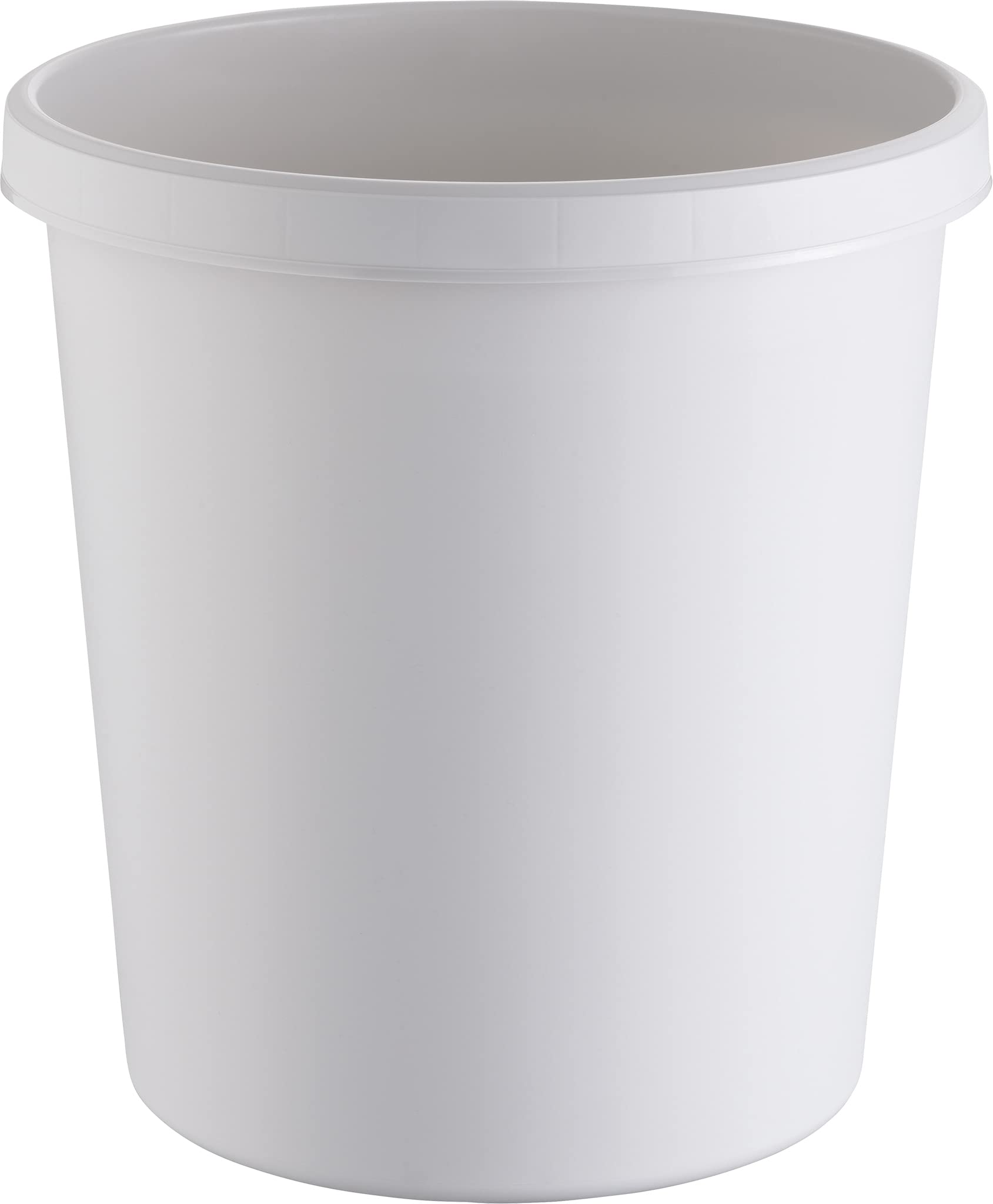 Helit H6106282 Large Waste Paper Basket 45 L, Yellow