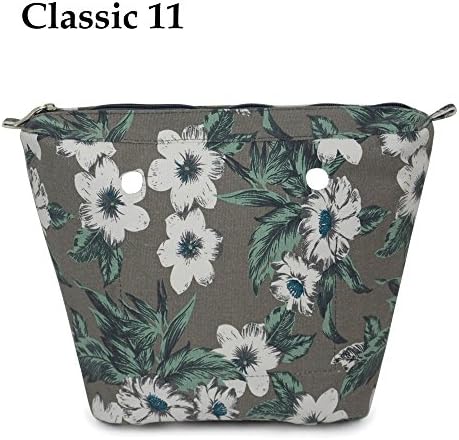 Waterproof Inner Lining Insert Zipper Pocket for Classic Obag Canvas Inner Pocket for O Bag