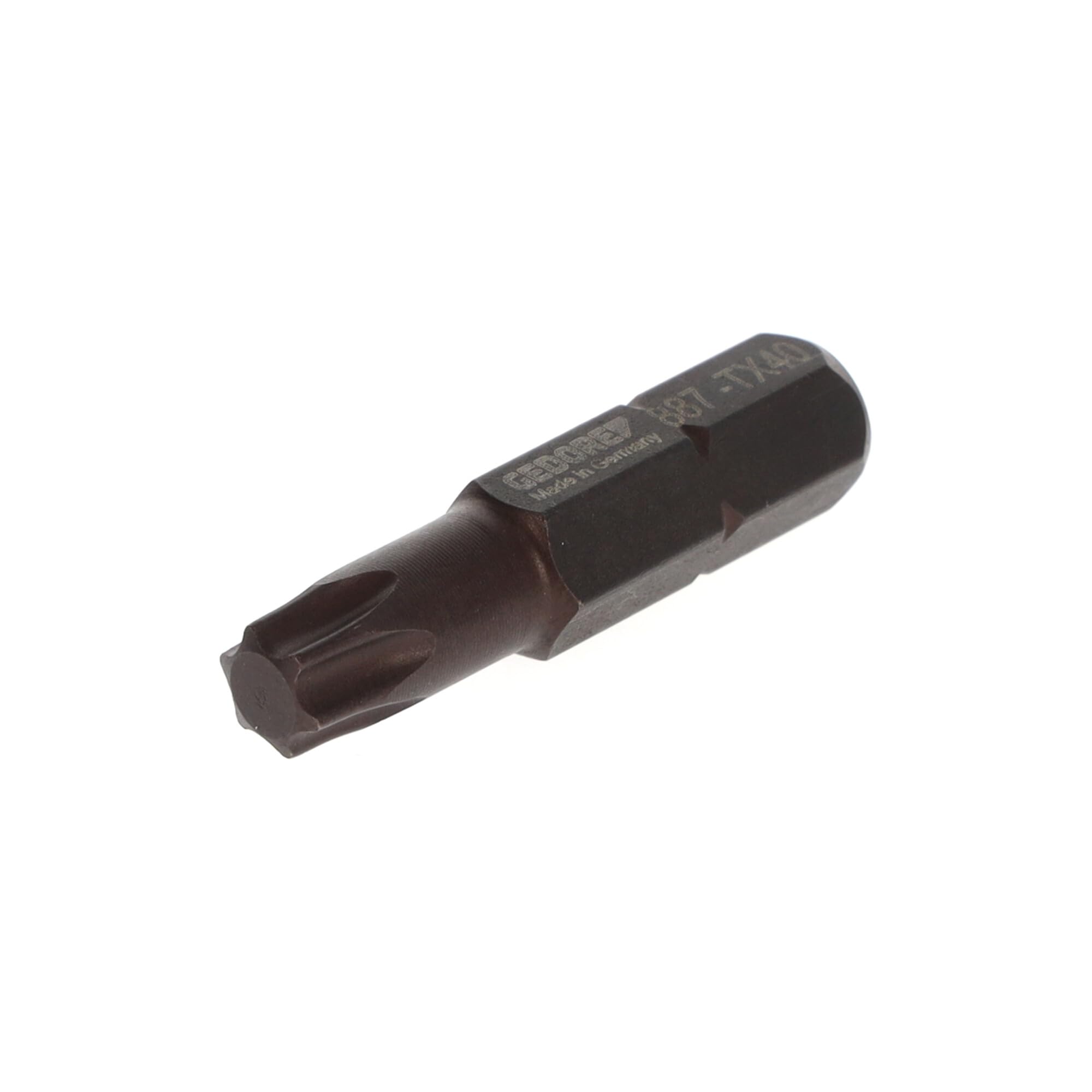 GEDORE Screwdriver bit socket recessed TX, AF T40, 5/16", 8 mm, Screwdriver bit socket, Tool, 887 TX T40