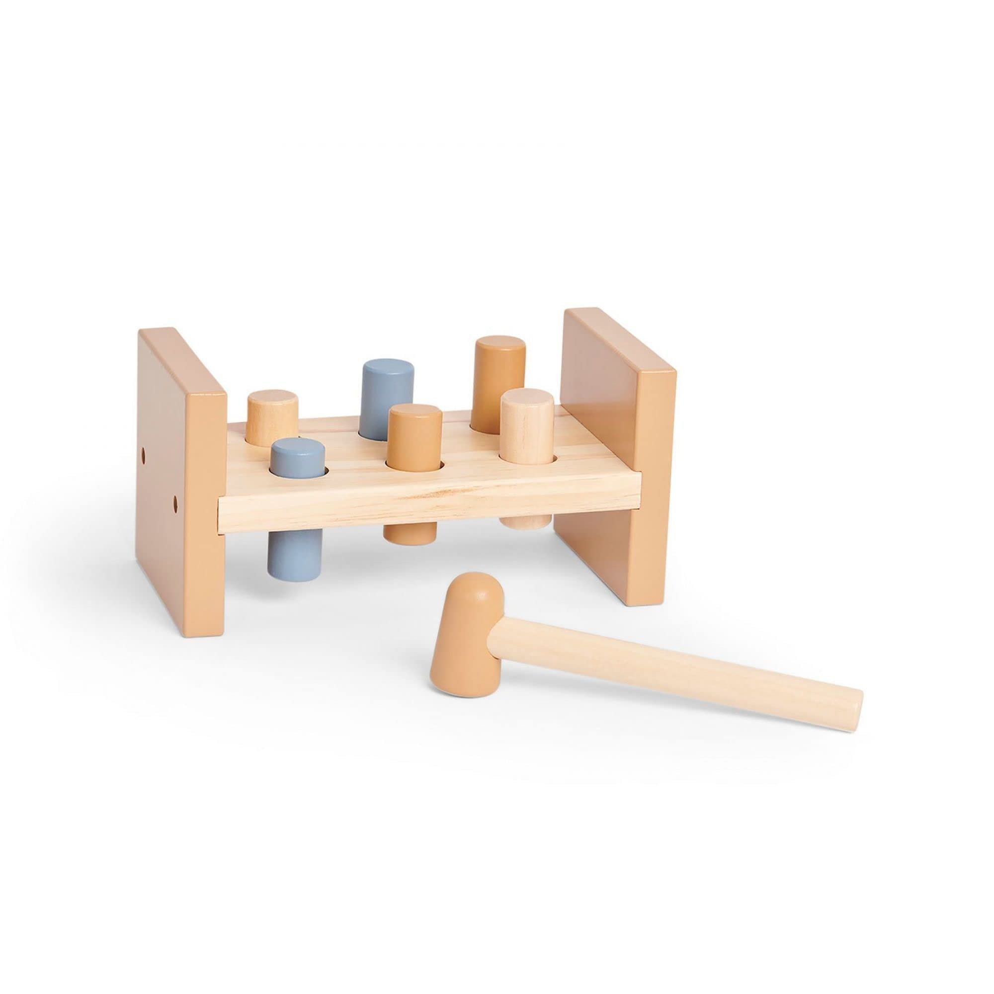 Jollein 118-001-66022 Wooden Hammer Bench Blue